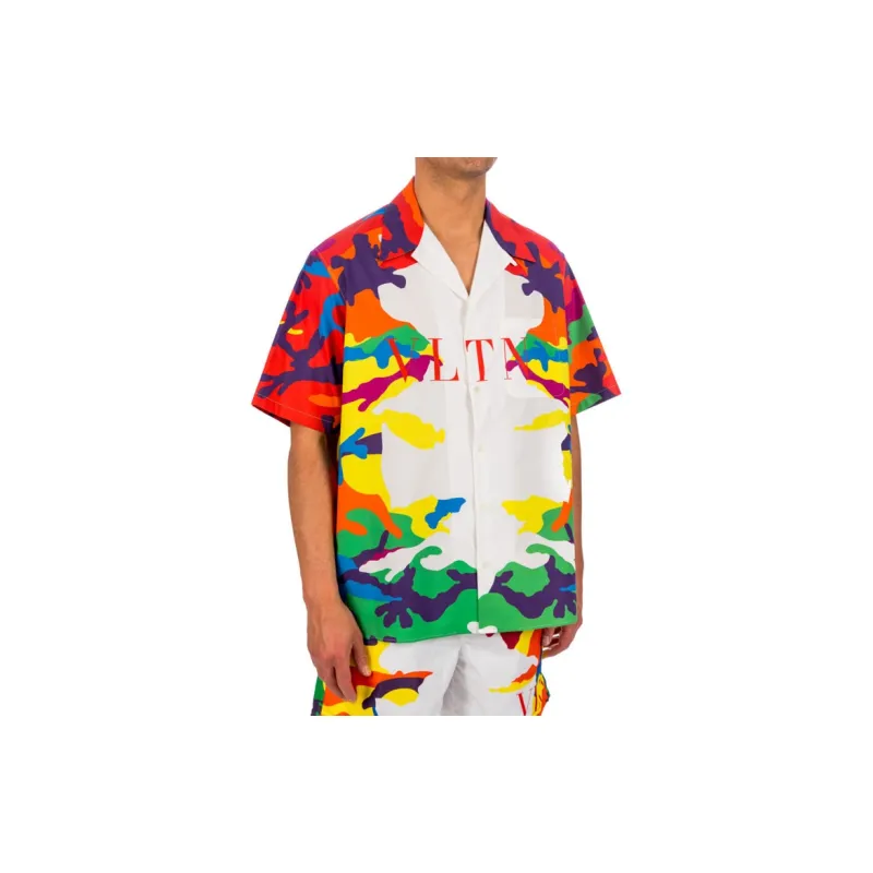 Valentino Shirts Men Multicolor-3