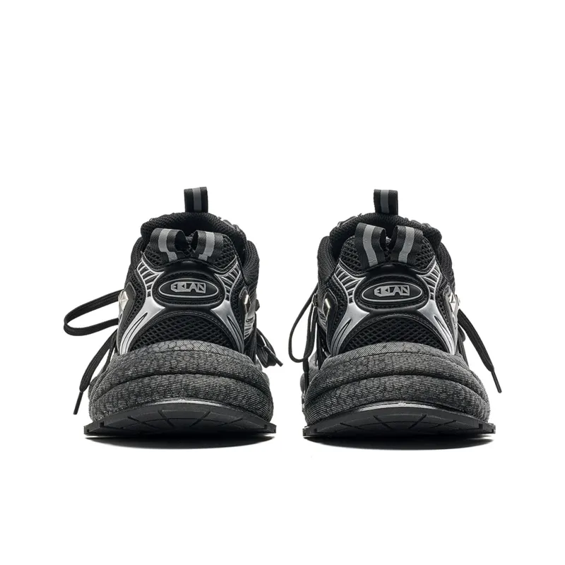 EBLAN Low-Top Chunky Sneakers Unisex Champagne-7
