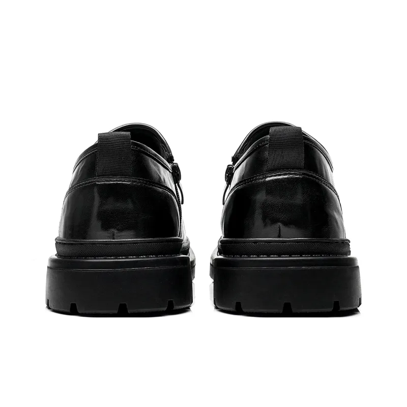15 MINS Dress Shoes Men Low Top Black-5