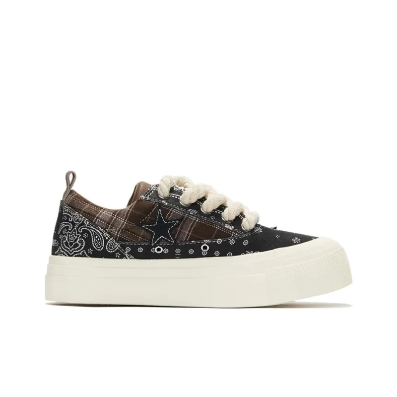 KAALIXTO Skateboarding Canvas Low 'Paisley'-1