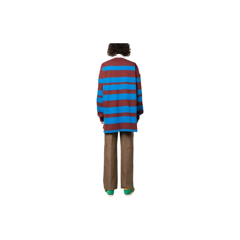 Wales Bonner City Horizontal stripe Polo Shirt-2