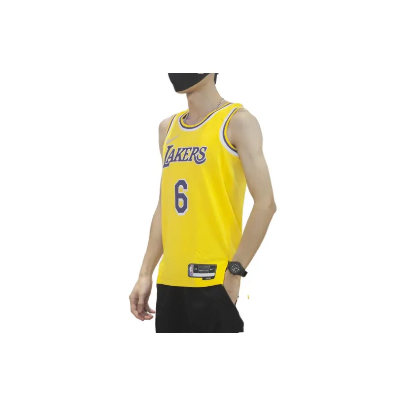 Nike Basketball Jerseys Men Yellow-4