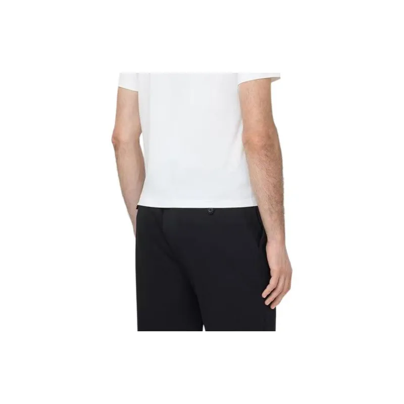 PRADA Polo Shirts Men White-4