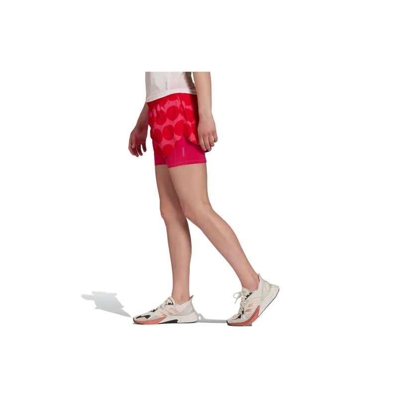 Adidas Sports Shorts Women's Red-3