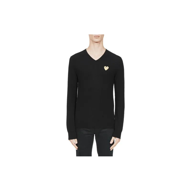 CDG Play Sweaters Men Black-1