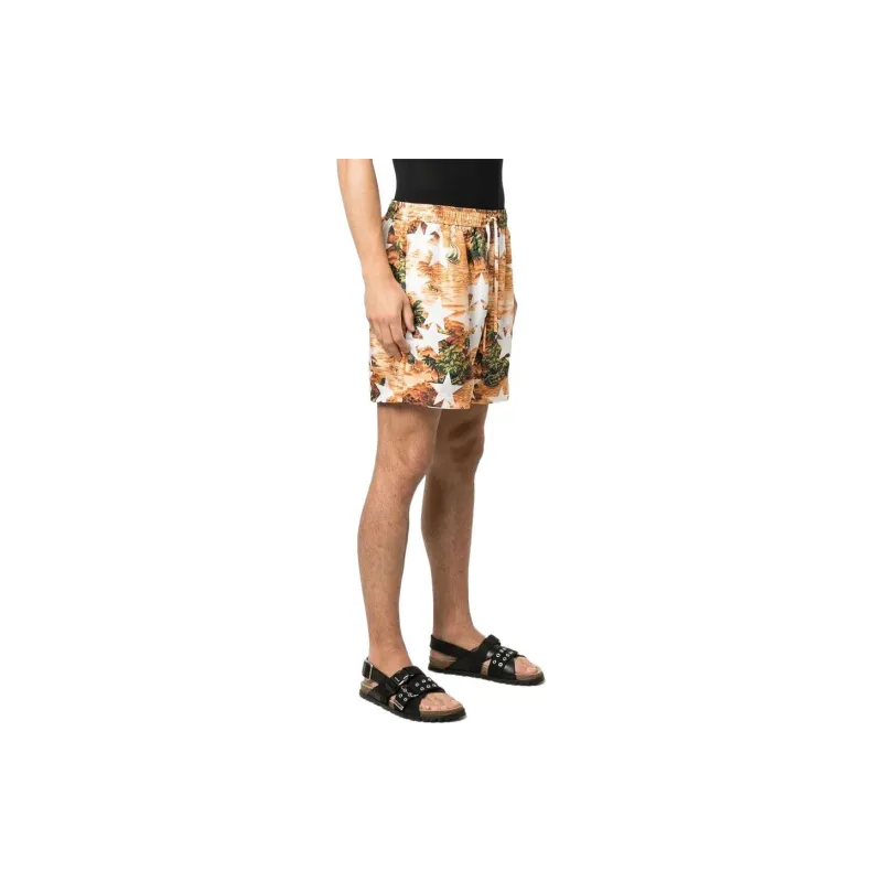 AMIRI Casual Shorts Men Orange-3