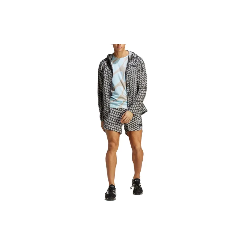 Marimekko X Adidas X Marimekko Sports Shorts Men Preppy Silver Gray-1