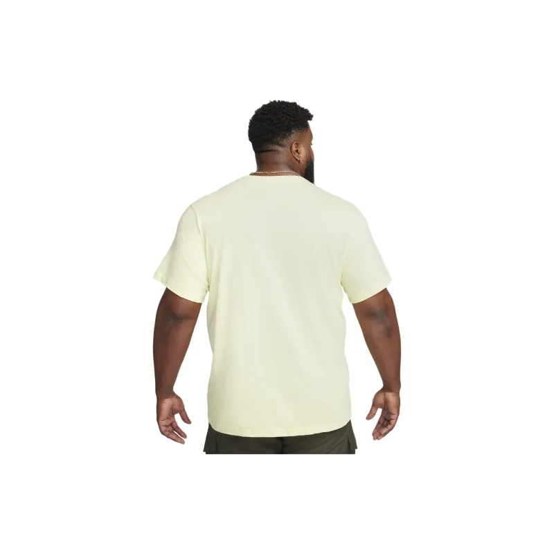 Nike T Shirts Men Bright Green-4
