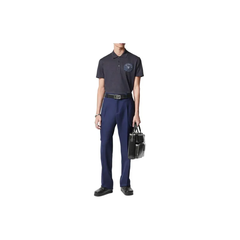 VERSACE Short Sleeved Polo Shirt-1