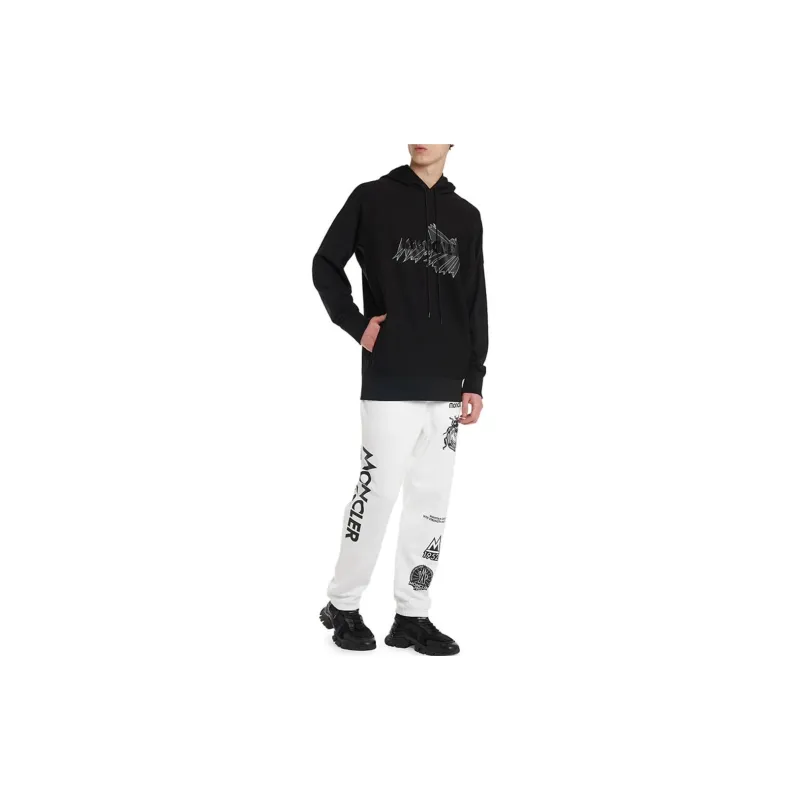 Moncler 1952 Graphic Logo Hoodie Sweatshirt-1