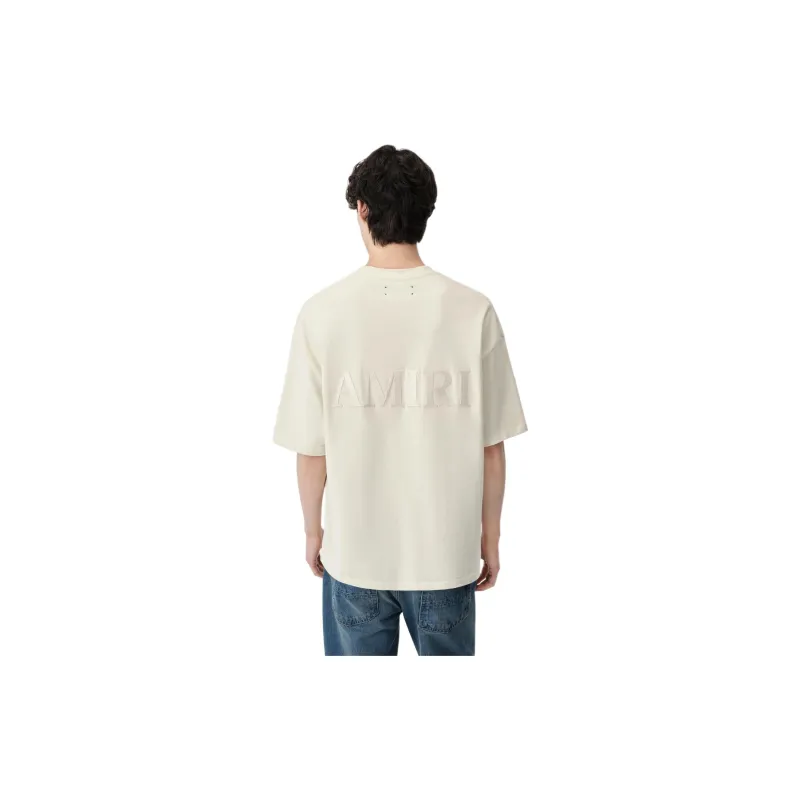 AMIRI Logo embroidered Cotton T shirt-2