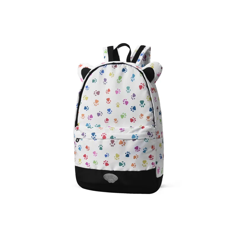 ONRF Polyester Students Backpack Large Size Unisex White-1
