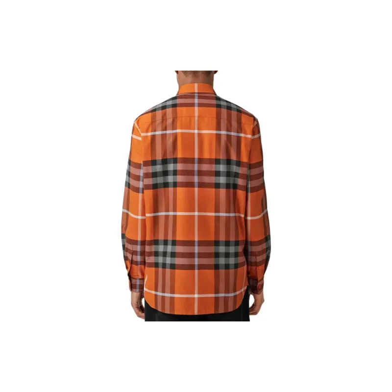 Burberry FW22 Shirt Men's Orange-3