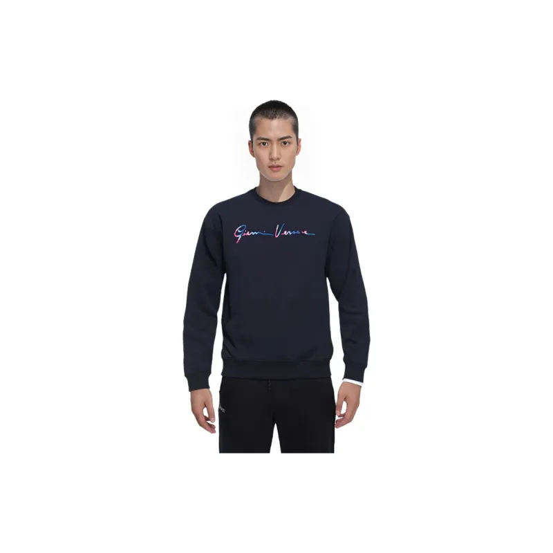 VERSACE Sweatshirts Men Dark Blue-3