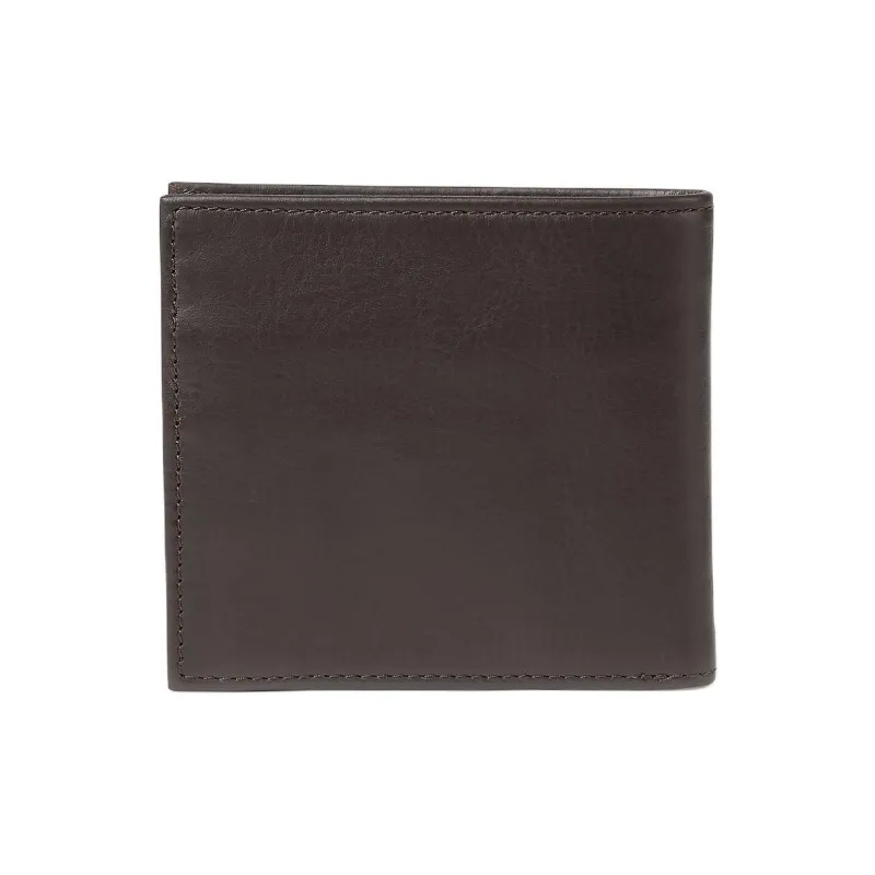 Levi’s Grained Leather Wallet Men's Dark Brown-1