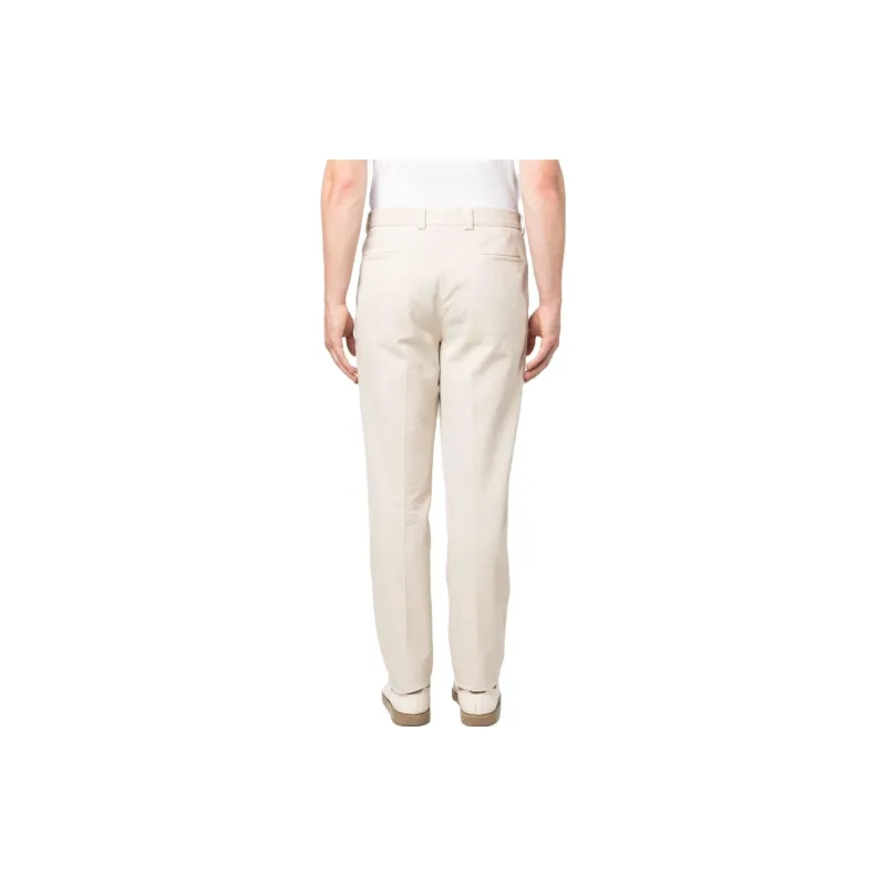 Brunello Cucinelli Leisure Fit Pleated Gabardine Trousers-2