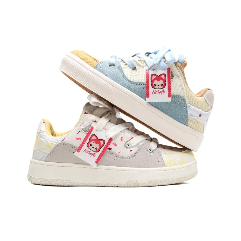 ALI THE FOX Abrasion Resistant Balance Lightweight Low Top Skateboard Shoes Unisex-20