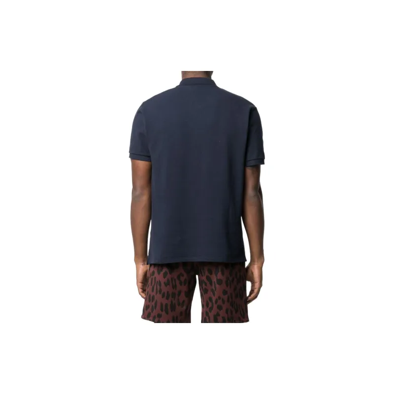 Maison Kitsune Fox patch Piqué Polo Shirt-2