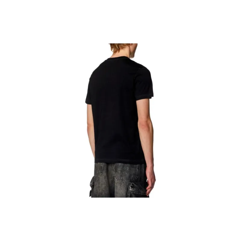 DIESEL T Shirts Men Black-2