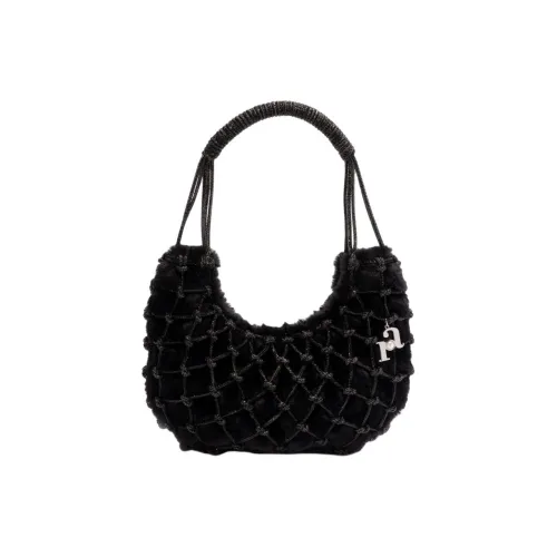 Rosantica Nodi Fluffy Shoulder Bag