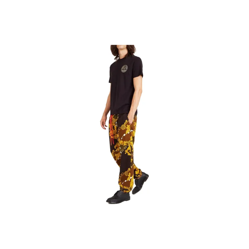 VERSACE JEANS COUTURE Logo print Short sleeved T shirt-3