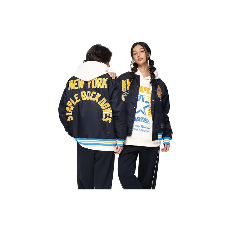 Staple X STARTER Baseball Jerseys Unisex Black-4