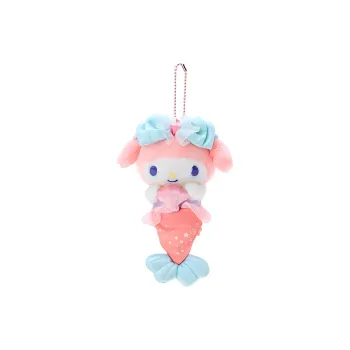 Sanrio Melodi Mermaid Collection Dolls Plush Pendant 11cm High