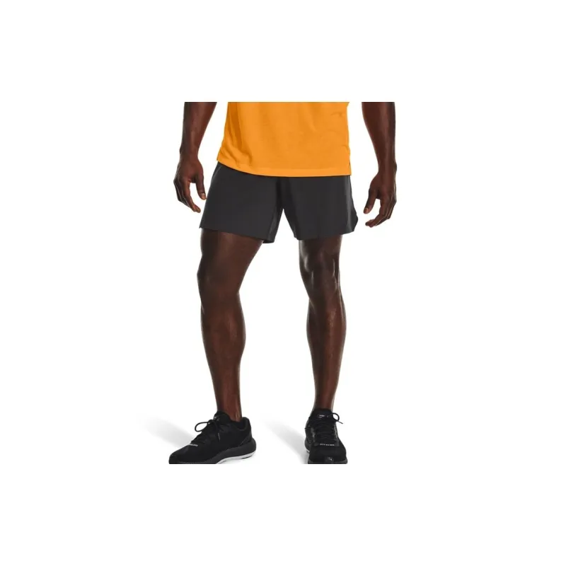 Under Armour Fitted Shorts Men's Gray-4