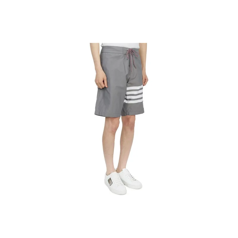 THOM BROWNE 4 Bar Drawstring Shorts-4