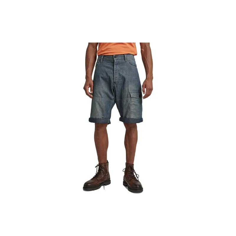 G-STAR RAW Denim Shorts Men Light Blue Gray-1