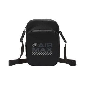 Nike Polyester Shoulder Bag, Crossbody Bag Regular Unisex Black