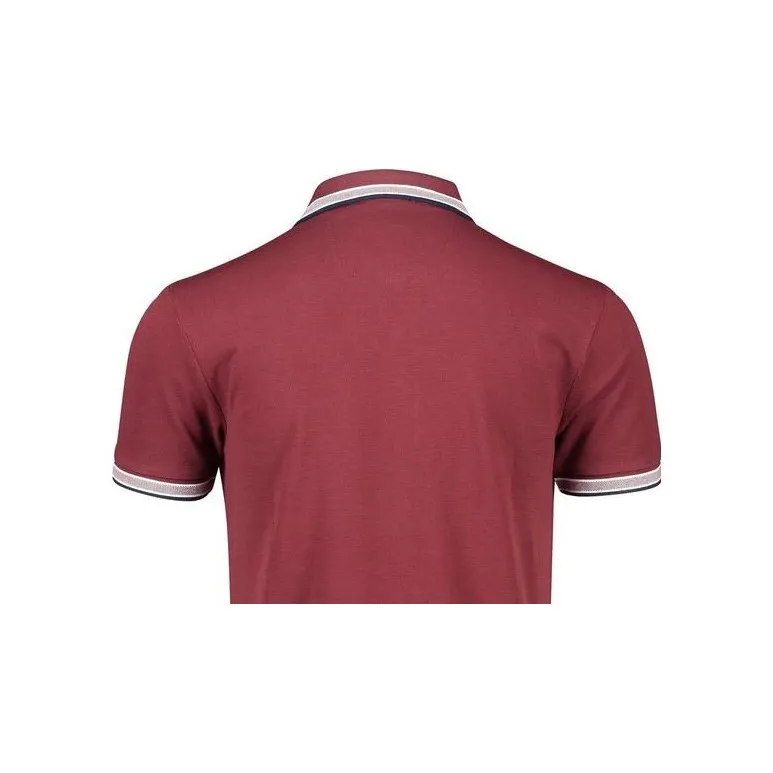 HUGO BOSS Polo Shirts Men Deep Red-5