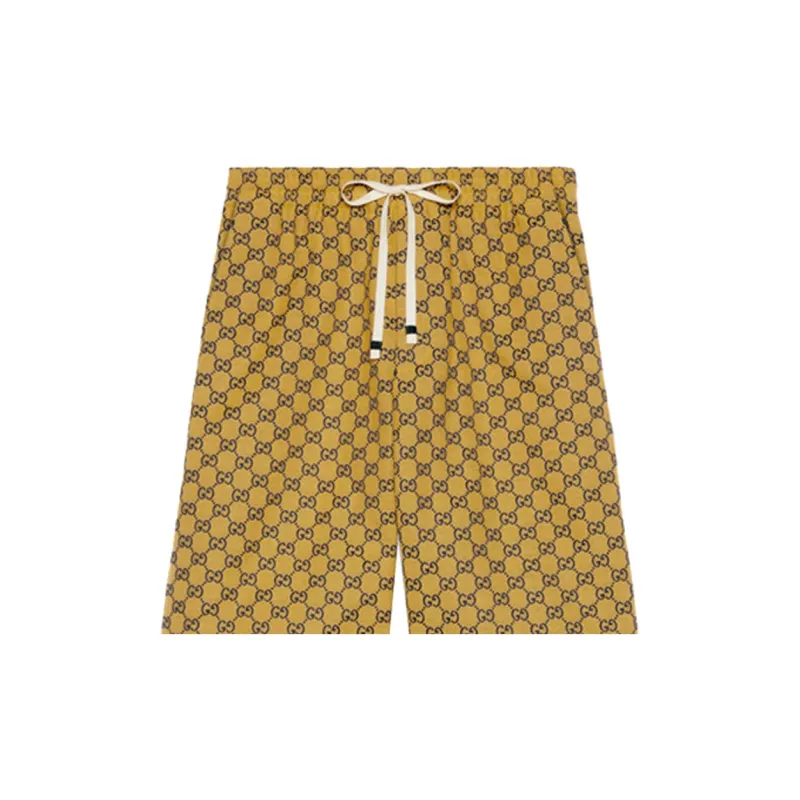 GUCCI Multicolor Casual Shorts Men's Yellow-3