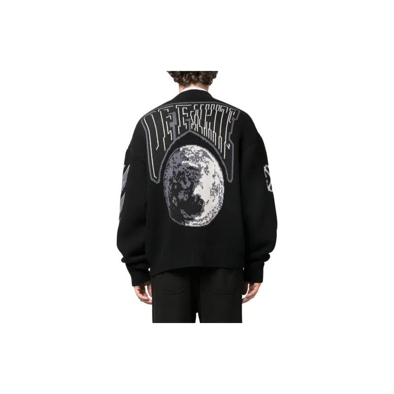 OFF WHITE Varsity V Neck Cardigan-3