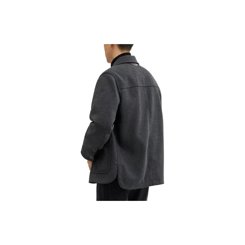 COACH SS24 Jackets & Coats Men's Charcoal Black-2