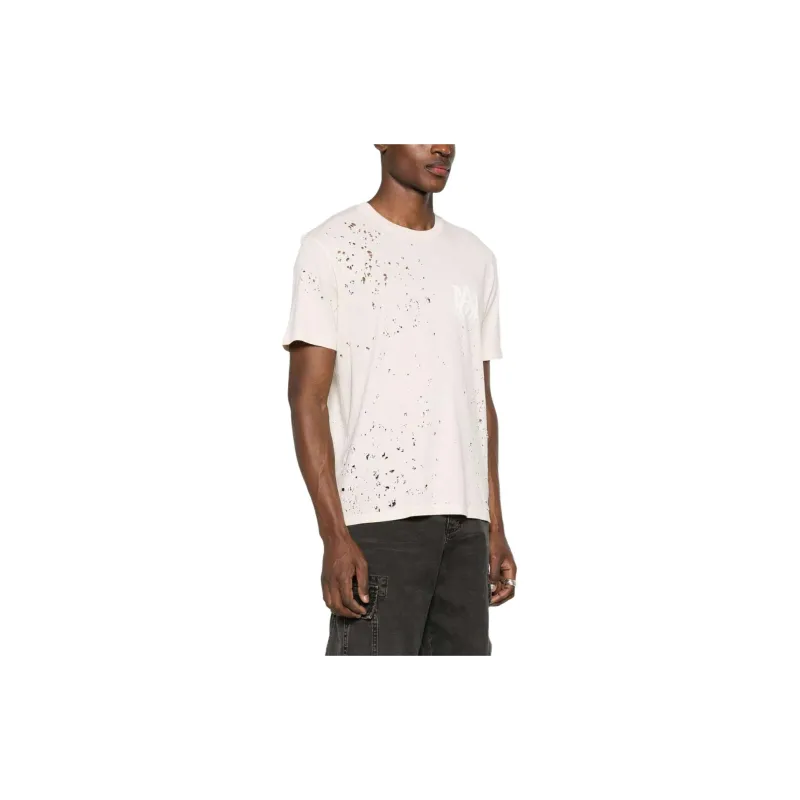 AMIRI Logo Printed Crewneck T Shirt-3