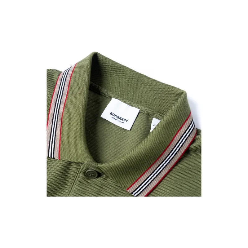Burberry SS23 Polo Shirt Men's Green-5