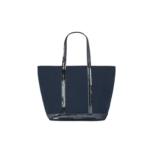 Vanessa Bruno Cotton Tote Bag, Shopping Bag, Shoulder Bag, Handbag Large Size Women's Iron Ore Blue