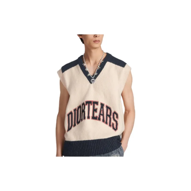 DIOR X Denim Tears Sleeveless Sweater-2
