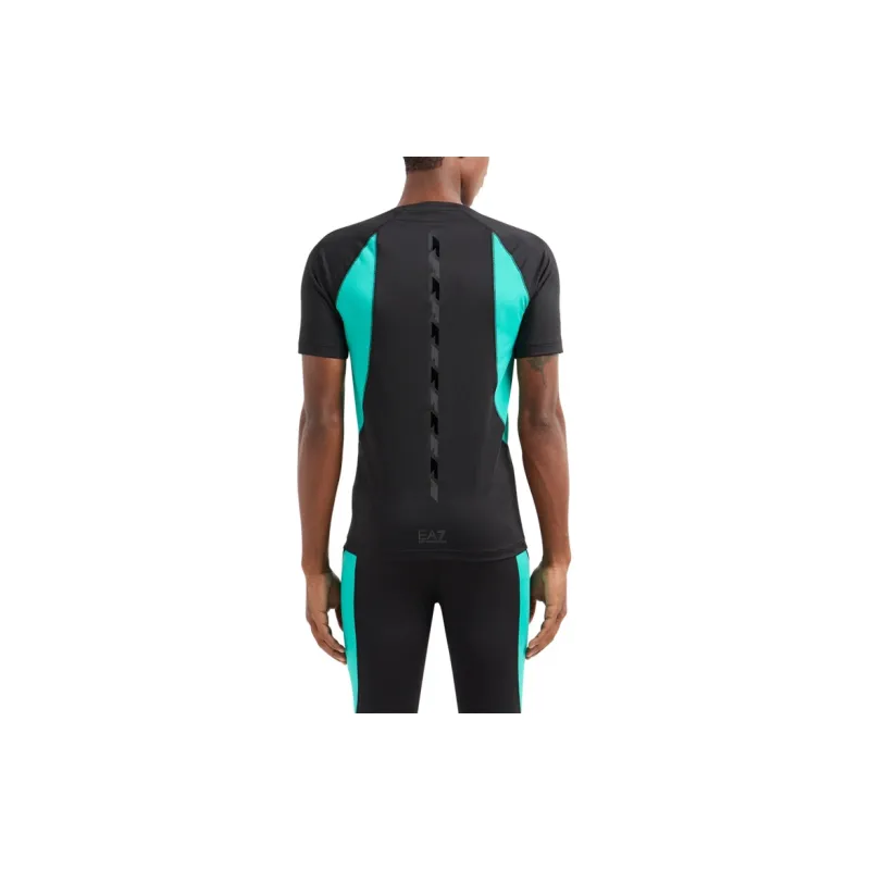 EMPORIO ARMANI EA7 SS24 T Shirt Men's Black-4