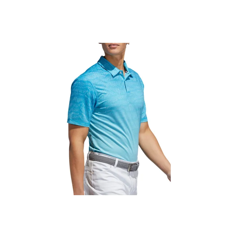 Adidas Polo Shirts Men Blue-4