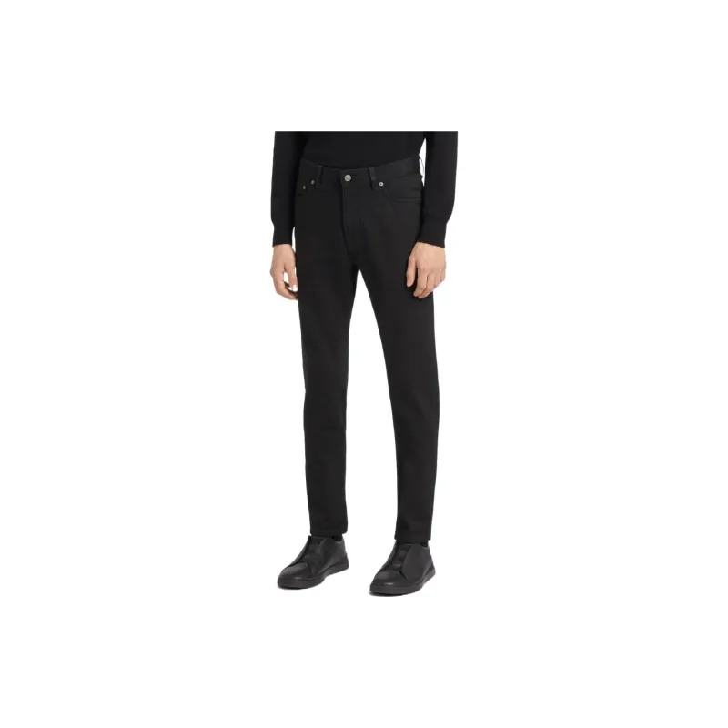 Zegna Straight Leg Fitted Jeans-5