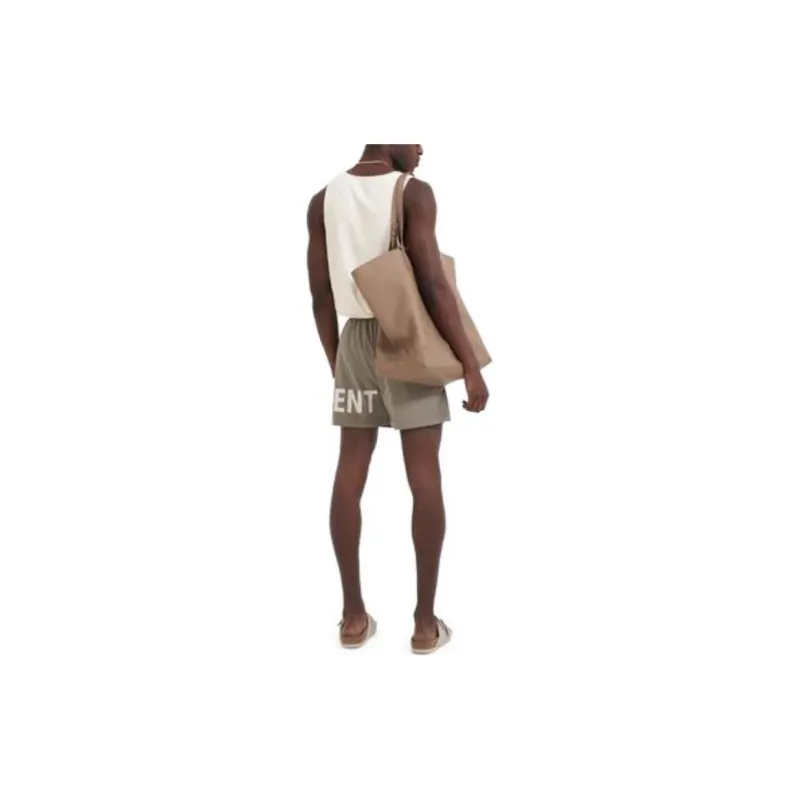 REPRESENT Logo-Printed Elastic Waist Swim Shorts-4