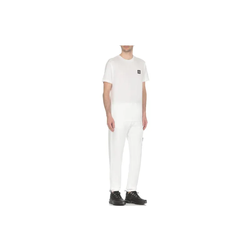 STONE ISLAND Logo Patch Tapered Track Pants-1