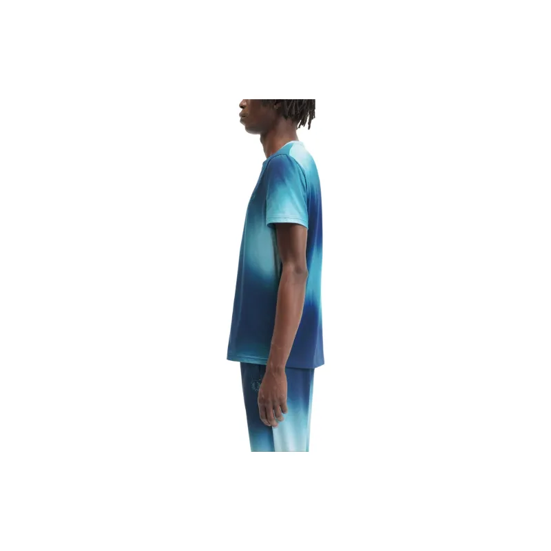FRED PERRY Tie Dyed Crewneck T Shirt-5
