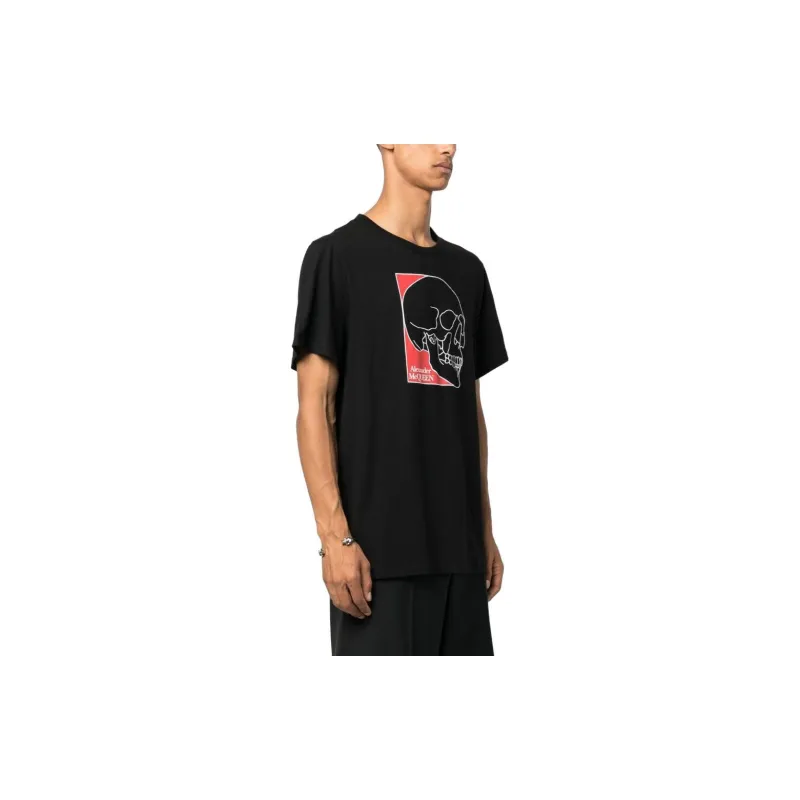 Alexander McQueen Graphic Printed Crewneck T Shirt-4