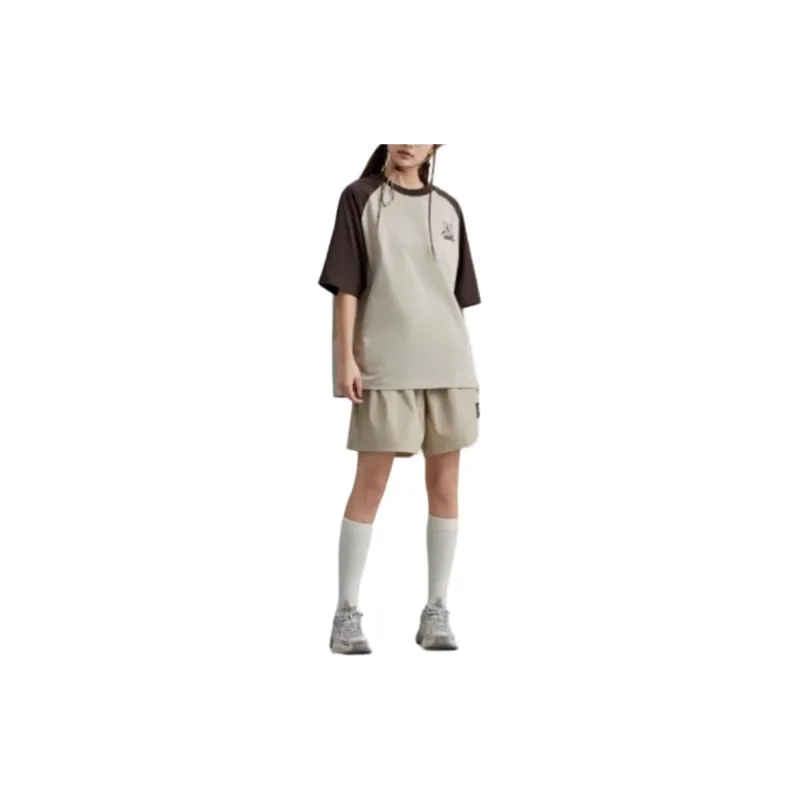Kappa T-Shirts Unisex Sea Sand-1