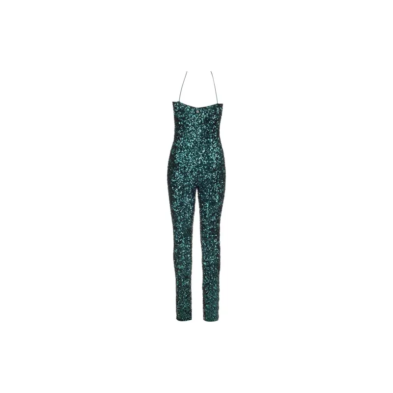 Rotate Sequin Embellished Spaghetti Straps Jumpsuit-1