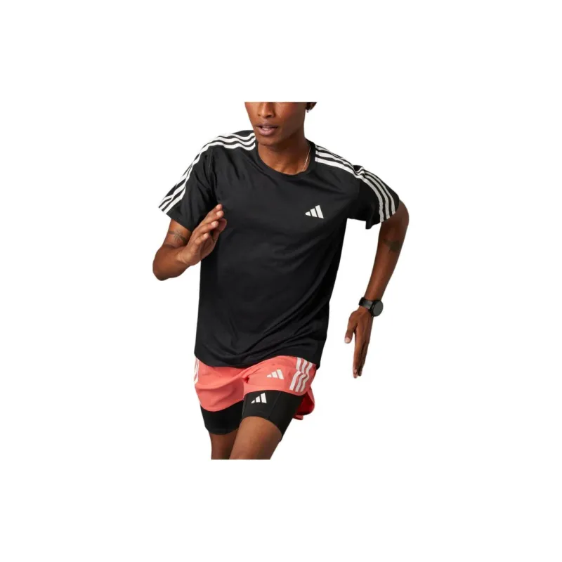 Adidas Free Shipping With AdiClub Own The Run 3 Stripes Tee-3