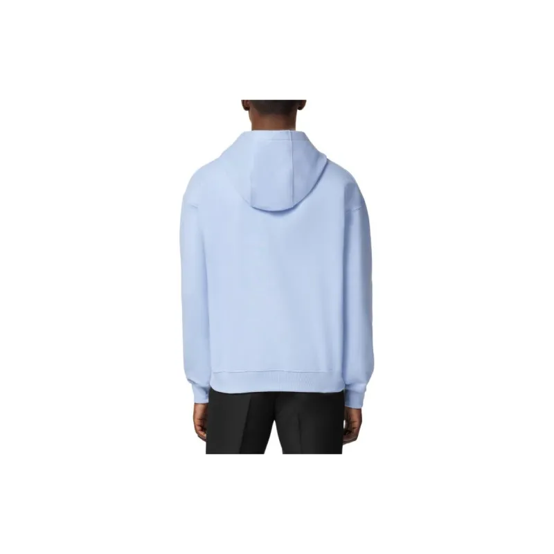 VERSACE University Coral Embroidered Drawstring Hoodie-3